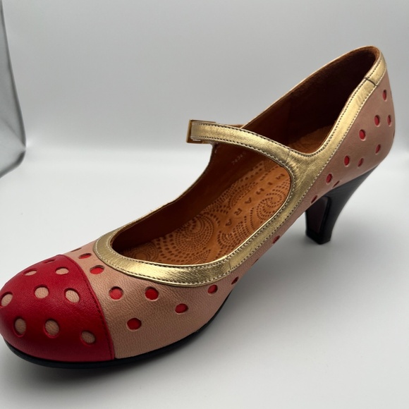 CHIE MIHARA Poker dot leather shoes  NEW IN BOX - Picture 3 of 9
